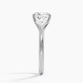 Load image into Gallery viewer, Graceful Arc Cushion Cut Moissanite Engagement Ring
