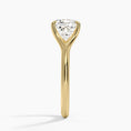 Load image into Gallery viewer, Graceful Arc Cushion Cut Moissanite Engagement Ring
