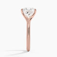 Load image into Gallery viewer, Graceful Arc Princess Cut Moissanite Engagement Ring
