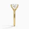 Load image into Gallery viewer, Graceful Arc Princess Cut Moissanite Engagement Ring
