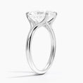Load image into Gallery viewer, Graceful Arc Radiant Cut Moissanite Engagement Ring
