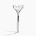 Load image into Gallery viewer, Graceful Arc Radiant Cut Moissanite Engagement Ring
