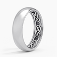 6.0 mm Interior Celtic Knot Men’s Wedding Band