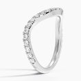 Load image into Gallery viewer, Luminara Curve Moissanite Wedding Band
