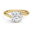 Load image into Gallery viewer, Luminara Cushion Cut Solitaire Moissanite Engagement Ring
