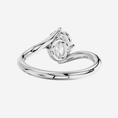 Load image into Gallery viewer, Luminara Oval Cut Solitaire Moissanite Engagement Ring
