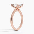 Marquise Cut Petal Prong Solitaire Moissanite Engagement Ring