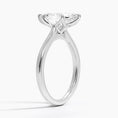 Marquise Cut Petal Prong Solitaire Moissanite Engagement Ring