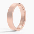 Matte Baguette Black Moissanite Men’s Wedding Band-4.5 mm