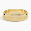 5.5 mm Matte Star-Set Moissanite Accents Men’s Wedding Band