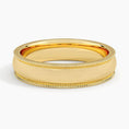 5 mm Milgrain Men’s Wedding Band