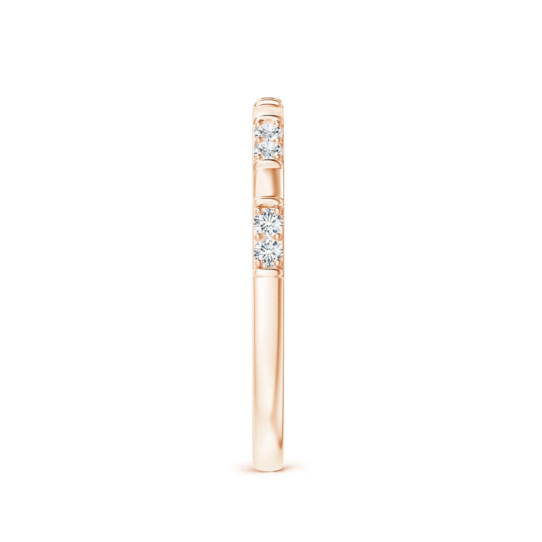 Minimal Stackable Moissanite Wedding Band - 2.0 mm