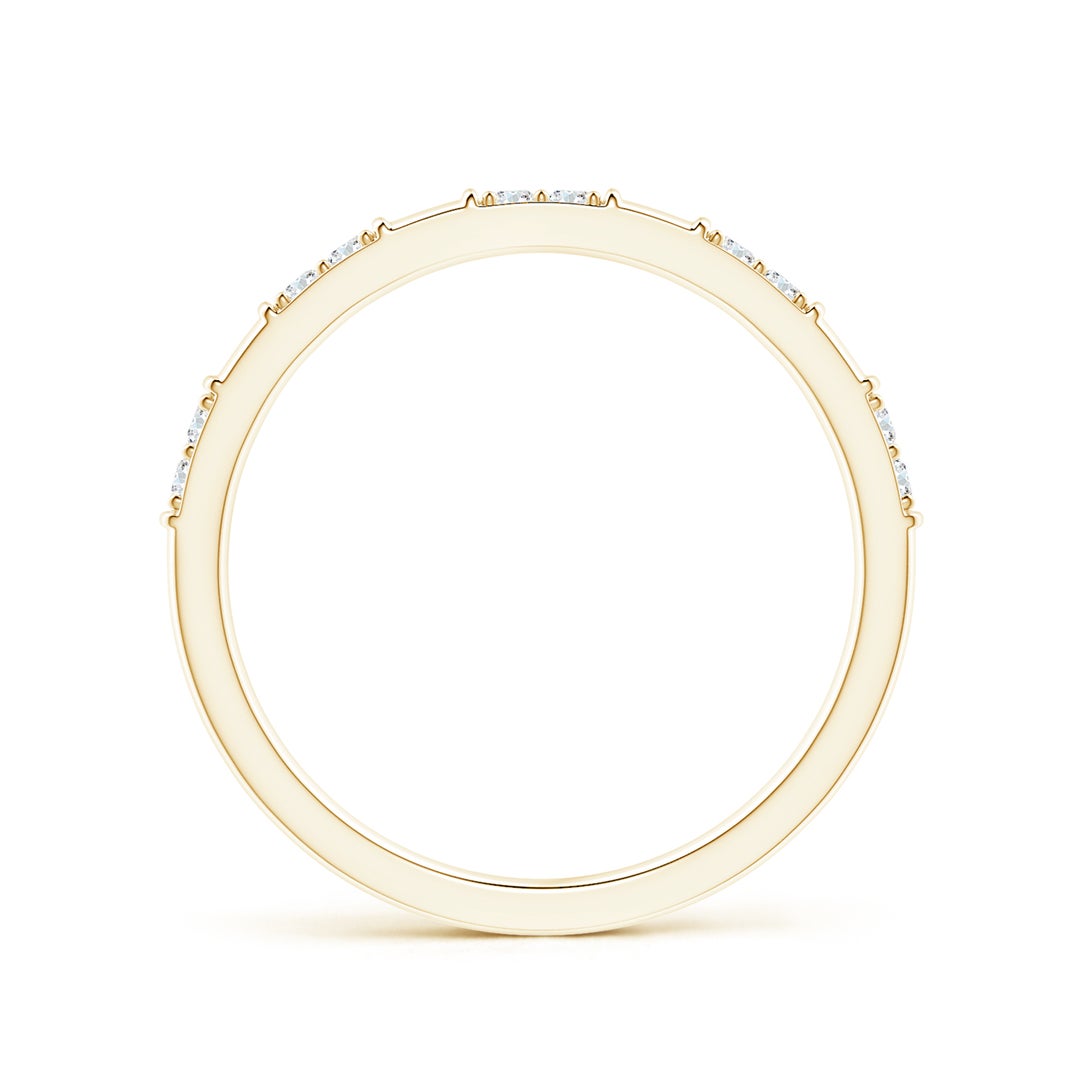 Minimal Stackable Moissanite Wedding Band - 2.0 mm