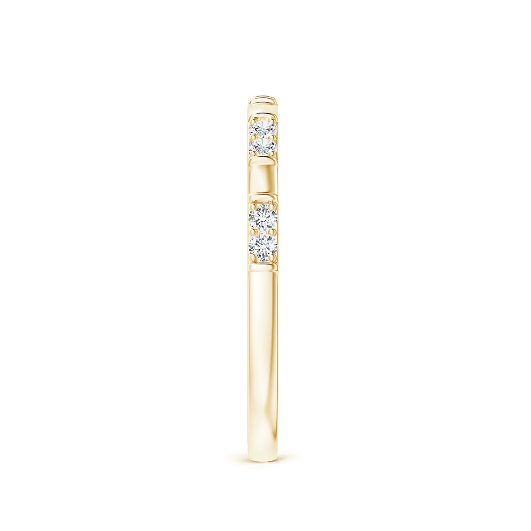 Minimal Stackable Moissanite Wedding Band - 2.0 mm