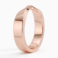 5 mm Modern Mobius Twist Men’s Wedding Band