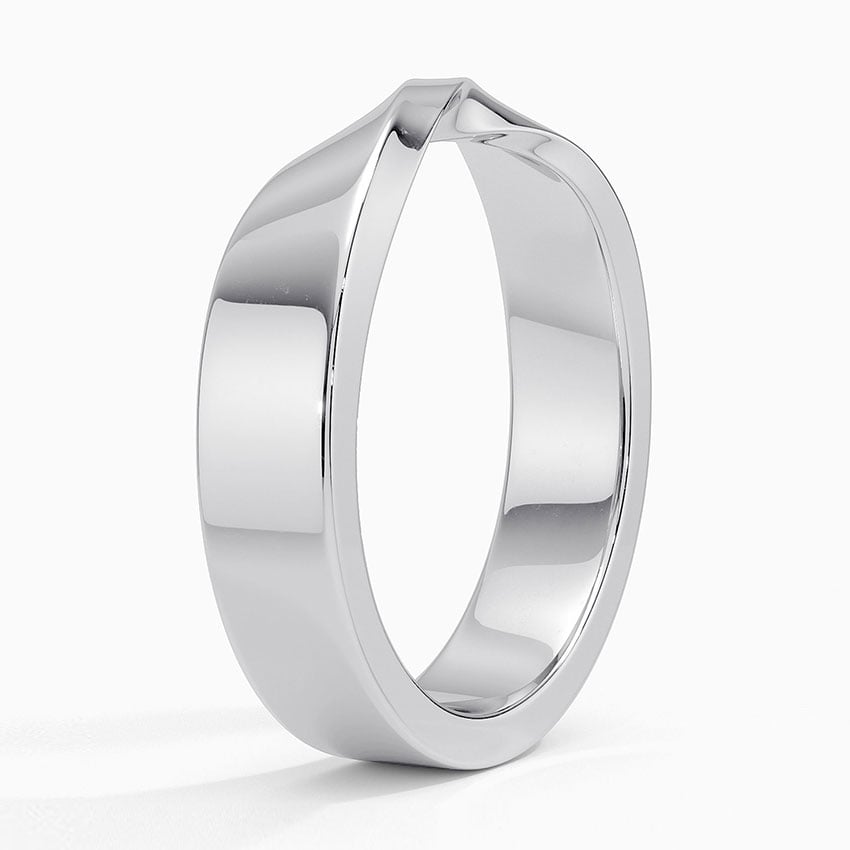 5 mm Modern Mobius Twist Men’s Wedding Band