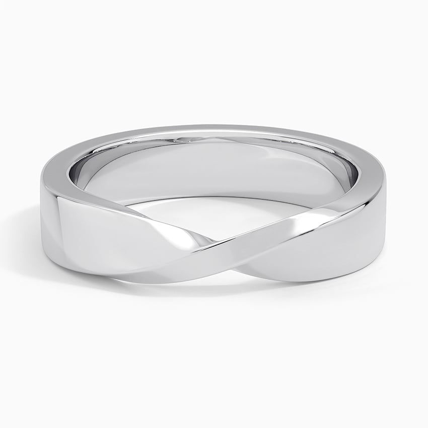 5 mm Modern Mobius Twist Men’s Wedding Band