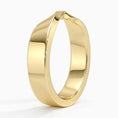 5 mm Modern Mobius Twist Men’s Wedding Band