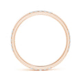 Moissanite Multi-Section Pavé Wedding Band - 1.8 mm