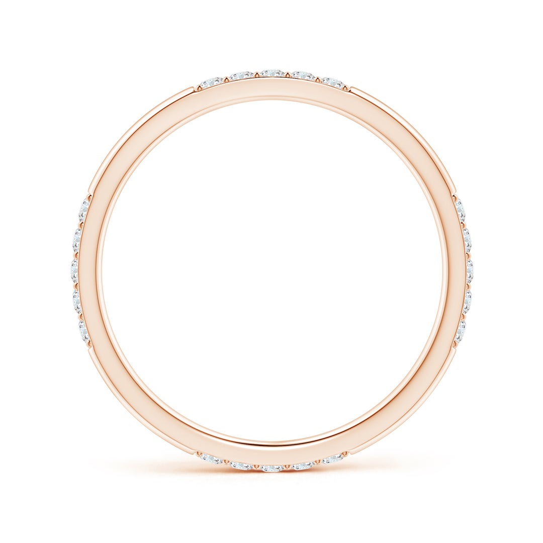 Moissanite Multi-Section Pavé Wedding Band - 1.8 mm