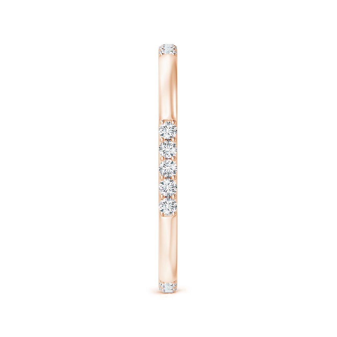 Moissanite Multi-Section Pavé Wedding Band - 1.8 mm