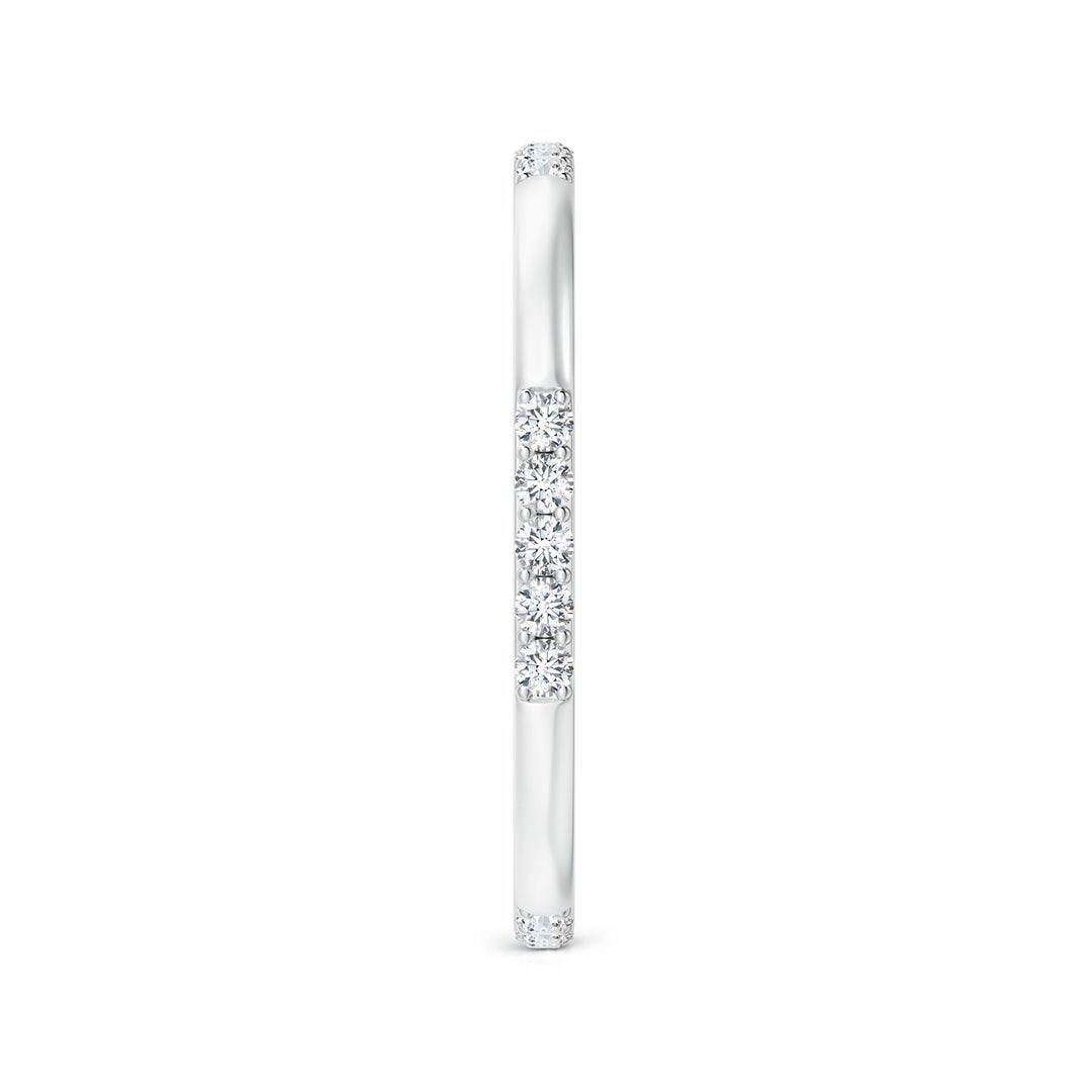 Moissanite Multi-Section Pavé Wedding Band - 1.8 mm