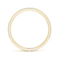 Moissanite Multi-Section Pavé Wedding Band - 1.8 mm