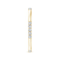 Moissanite Multi-Section Pavé Wedding Band - 1.8 mm