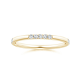 Moissanite Multi-Section Pavé Wedding Band - 1.8 mm