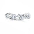 Multi-Shape Moissanite Contoured Wedding Band
