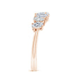 Multi-Shape Moissanite Contoured Wedding Band