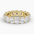 Oval Eternity Moissanite Wedding Band- 5.0 mm
