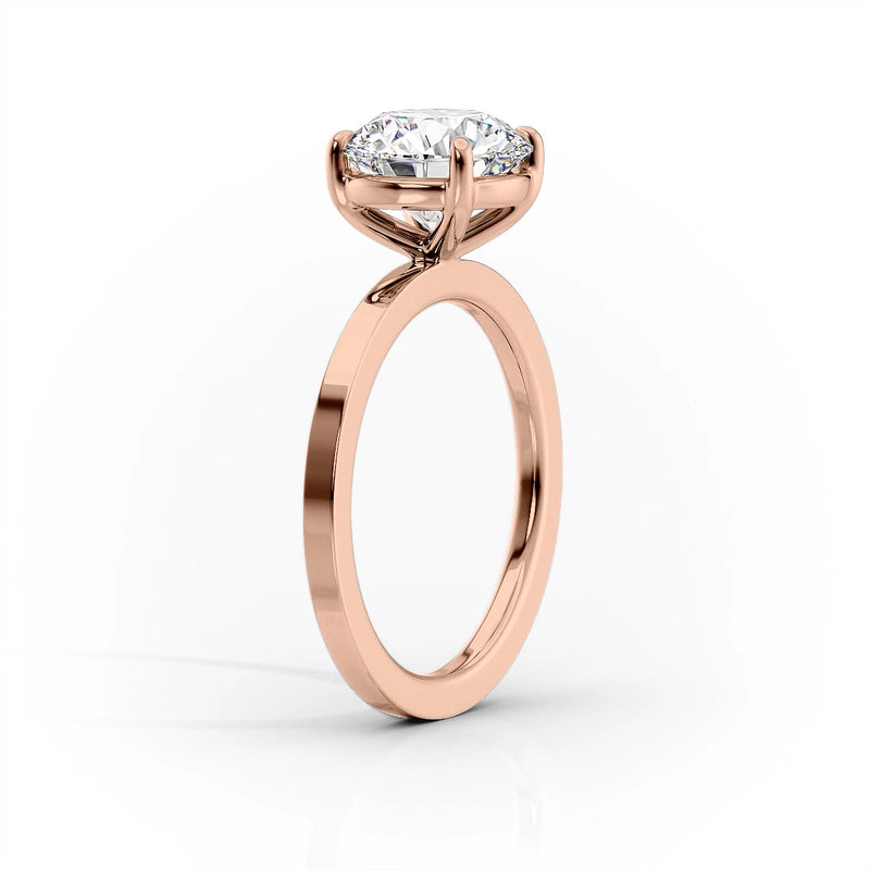 Oval Lab-Grown Diamond Solitaire Engagement Ring