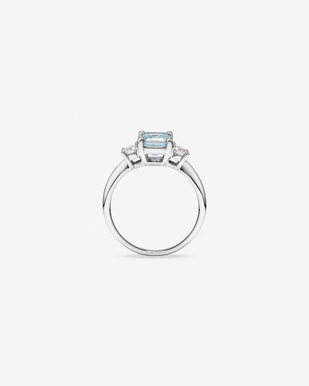 Custom Ring-1.5CT Three Stone Radiant Cut Lab Grown Diamond Engagement Ring