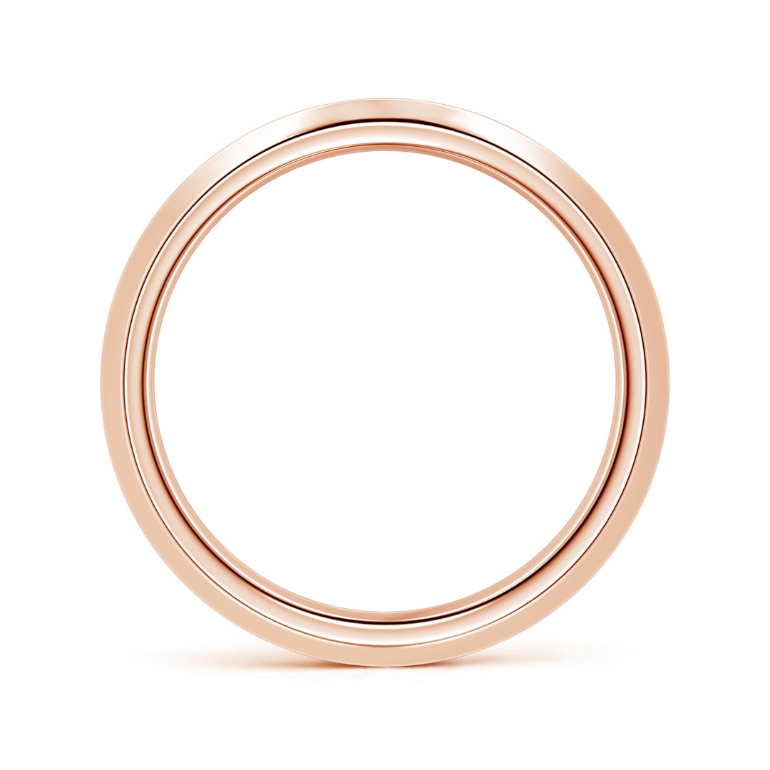 Eternity Pavé Moissanite Men’s Wedding Band-5 mm