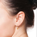 Pear Cut Citrine Drop Earrings with Bezel Setting with Leverback