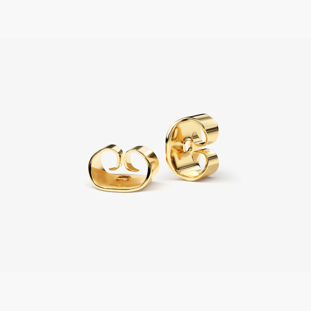 Petite Baguette Moissanite Huggie Hoop Earrings