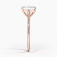 Load image into Gallery viewer, Petite 4-Prong Princess Cut Solitaire Moissanite Engagement Ring
