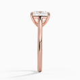Load image into Gallery viewer, Petite 4-Prong Princess Cut Solitaire Moissanite Engagement Ring
