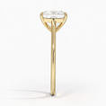 Load image into Gallery viewer, Petite 4-Prong Princess Cut Solitaire Moissanite Engagement Ring
