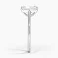 Load image into Gallery viewer, Petite 4-Prong Radiant Cut Solitaire Moissanite Engagement Ring
