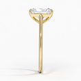 Load image into Gallery viewer, Petite 4-Prong Radiant Cut Solitaire Moissanite Engagement Ring
