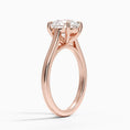 Load image into Gallery viewer, Petite 4-Prong Round Cut Solitaire Moissanite Engagement Ring
