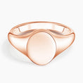 Polished Oval Men’s Signet Ring