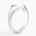 Polished Oval Men’s Signet Ring