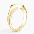 Polished Oval Men’s Signet Ring