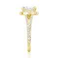 Load image into Gallery viewer, Princess Cut Split-Shank Moissanite Engagement Ring
