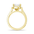 Load image into Gallery viewer, Princess Cut Split-Shank Moissanite Engagement Ring
