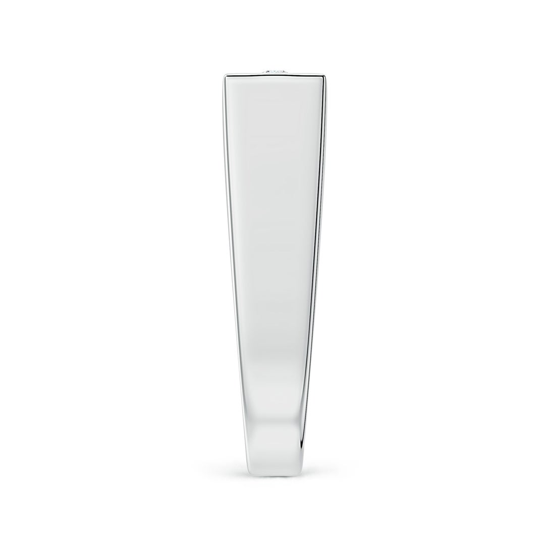 Rectangular Flush-Set Moissanite Men’s Signet Ring