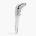 Load image into Gallery viewer, Regal Curved Moissanite Wedding Band
